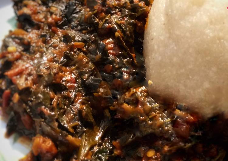 Recipe of Super Quick Homemade Ego riro with Eba