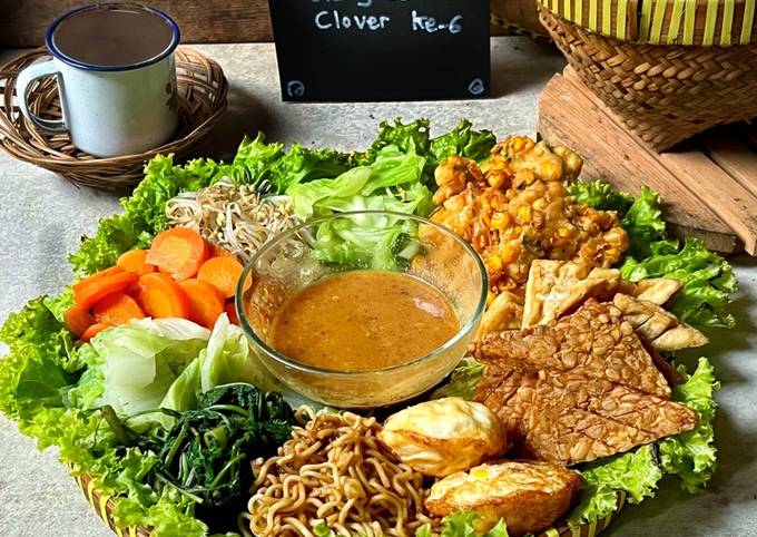 Resep Nasi Pecel Komplit oleh anif agustina - Cookpad