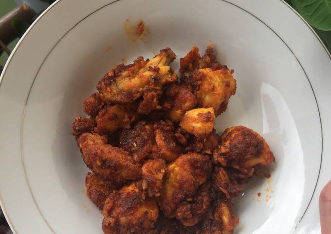 Spicy korean fried chicken