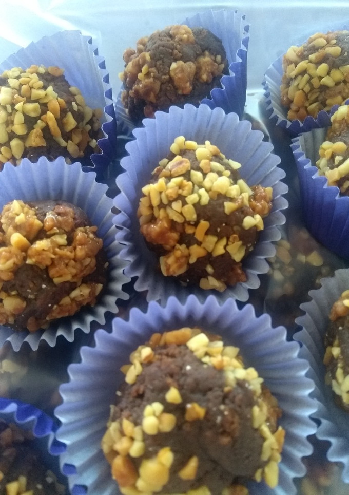 Una foto de Trufas de ganache de chocolate