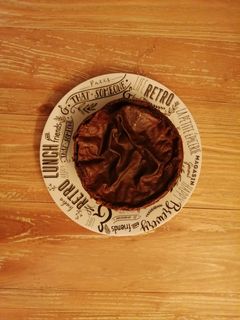 Une photo de Flan pâtissier sans pâte au chocolat