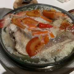 A picture of Ikan kuah lemak kukus.