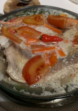 Foto resep Ikan kuah lemak kukus