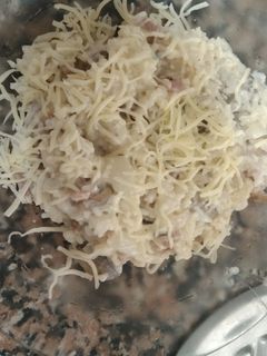Una foto de Risotto de champiñones y bacon 🥓 (Moulinex maxichef)