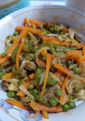 A picture of Stir fry vegetable.
