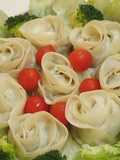 Rose-Shaped Pork Belly Gyoza by maepo