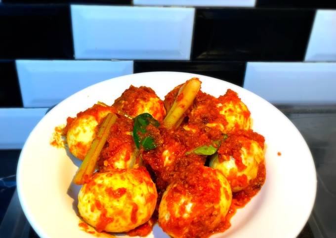 Resep Balado Telur Resep Balado Telur