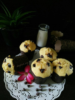 Foto resep Vanilla Chocochips MUFFIN with buttermilk