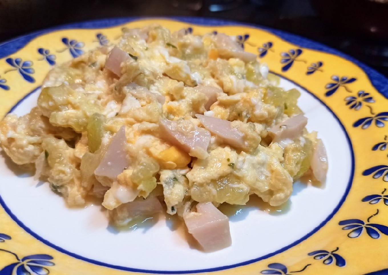 Revuelto de calabacín Thermomix
