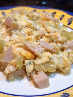Una foto de Revuelto de calabacín Thermomix