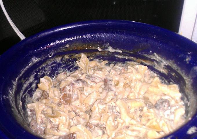 Recipe of Homemade Crock Pot Beef Strognoff