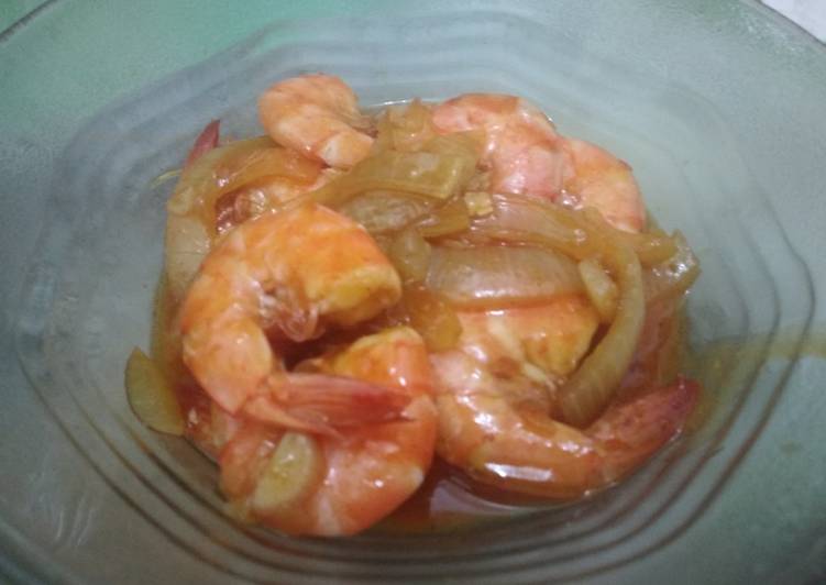 Resep Udang saus Padang Anti Gagal