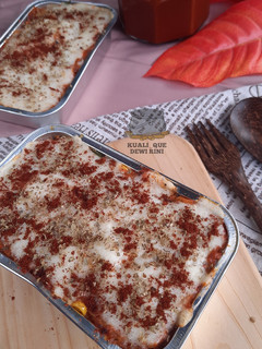 Foto resep Spicy Bolognaise Baked rice