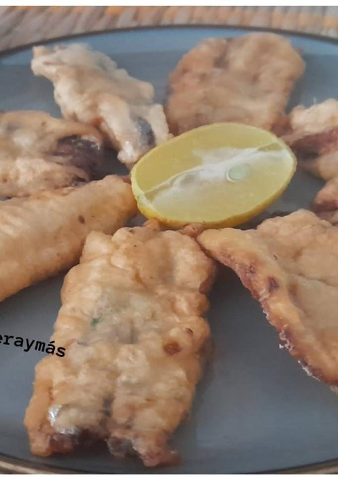 Una foto de Boquerones en tempura