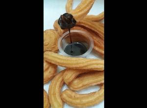 Foto resep CHURROS Saus Coklat (churros with choco milk dipping sause)