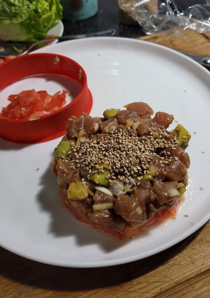 Una foto de Tartar de atún