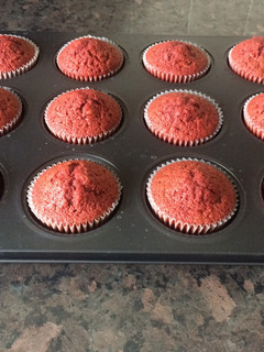 Red velvet muffin recept fotója