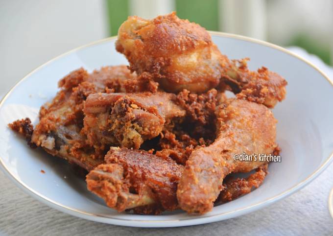 Ayam Goreng Kemiri Enak Gurih Kriukk