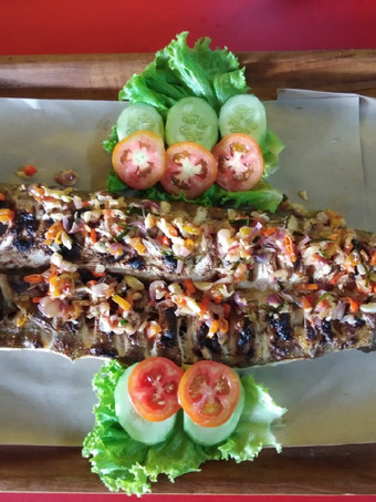 Cara Bikin Ikan bakar kacang &#34; With sambal matah Bunda Pasti Bisa