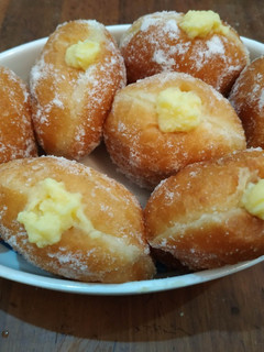 Foto resep Donat Kentang Bomboloni Isi Custard Autolisis/Autolyse