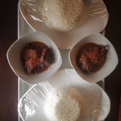 A picture of Rice And Stew......... I'll call it 