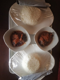 A picture of Rice And Stew......... I'll call it 