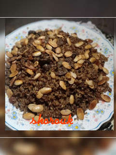 صورة لوصفة رز بالخلطة على اصوله