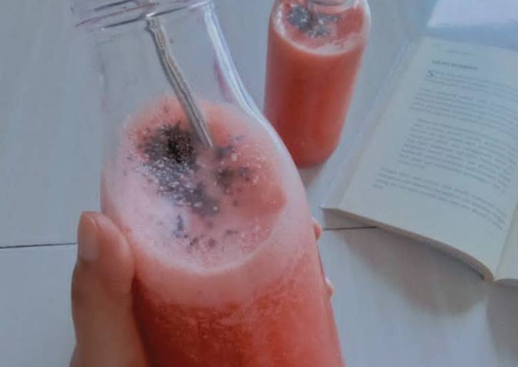 Bagaimana Membuat Jus semangka yang Lezat Sekali