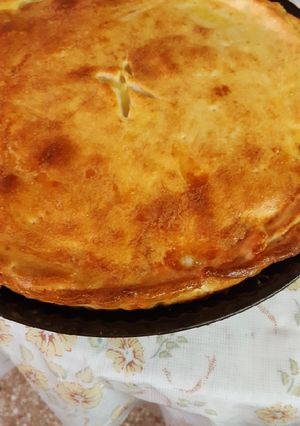 Una foto de Tarta Caprese