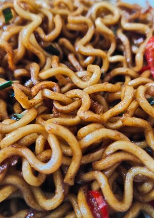 Foto resep Mie goreng sederhana pengganti Indomie