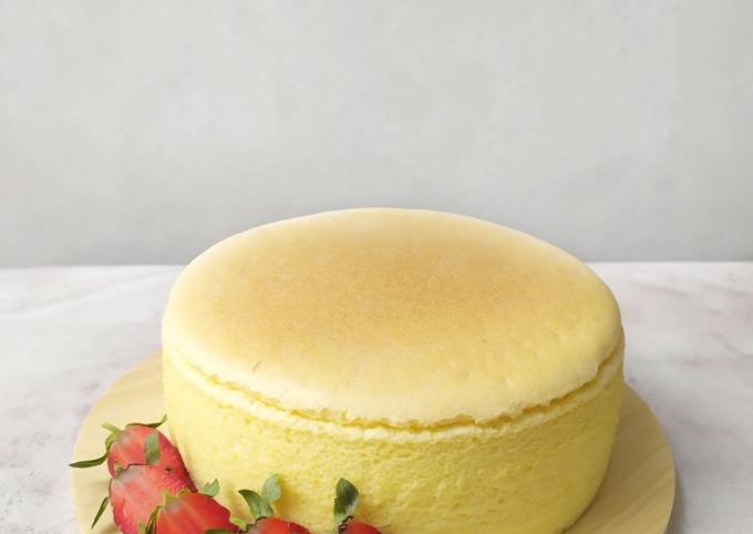 Japanese cotton cheesecake foto resep utama