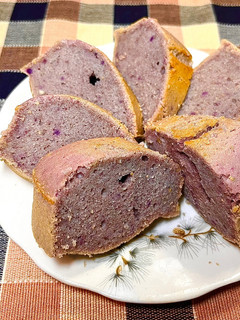 Foto resep 102.) Bolu panggang ubi ungu