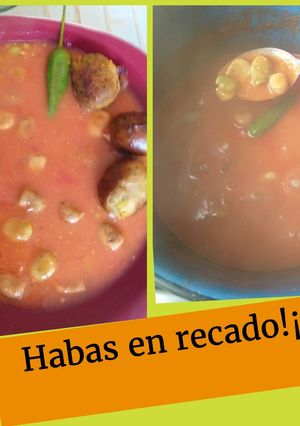 Una foto de Habas en recadito!¡*