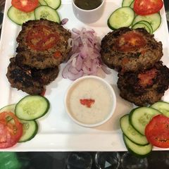 A picture of Chapli Kabab.