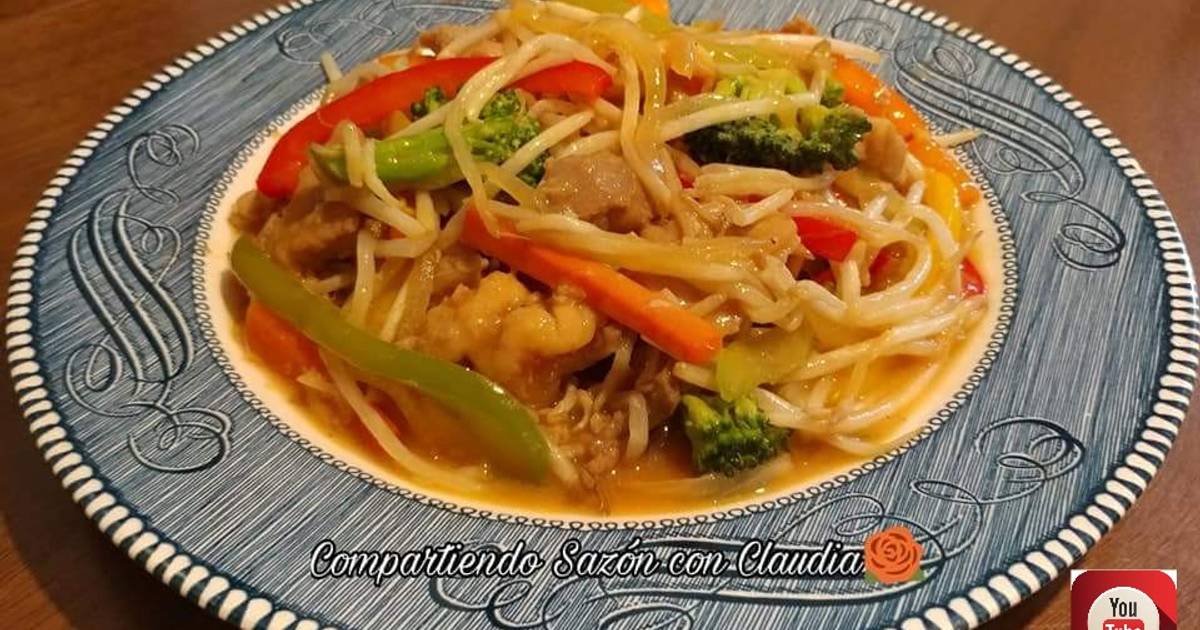Chop suey de res - 50 recetas caseras- Cookpad