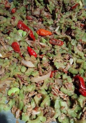Foto resep Tumis pare suwir tongkol