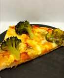 Pizza casera de brócoli