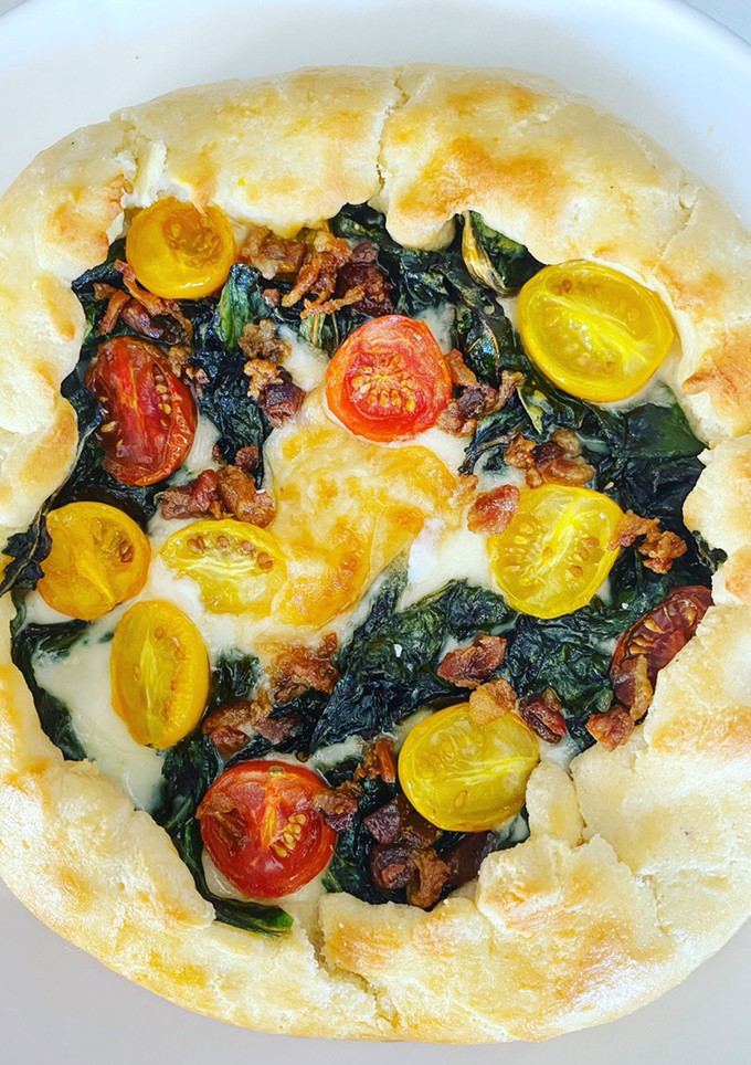 Una foto de Pastel abierto de pizza keto