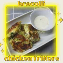 รูปของ 011 ♡Brocolli Chicken Fritters♡