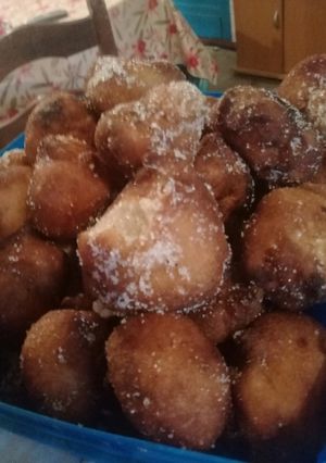 Una foto de Buñuelos de banana🍌🍌