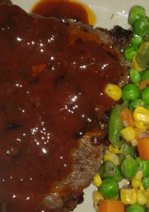 Foto resep Wagyu Beef Steak with Delmonte BBQ Souce