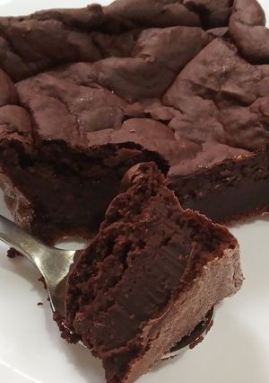 Una foto de Pastel de choco sin tacc (con 1 sobre de polvo para mousse!)🤩