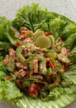 Foto resep Judul,,tumis pare pedas😊