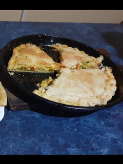 Una foto de Tarta de Zapallitos Verde