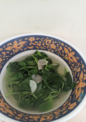 Foto resep Sayur bayam simple