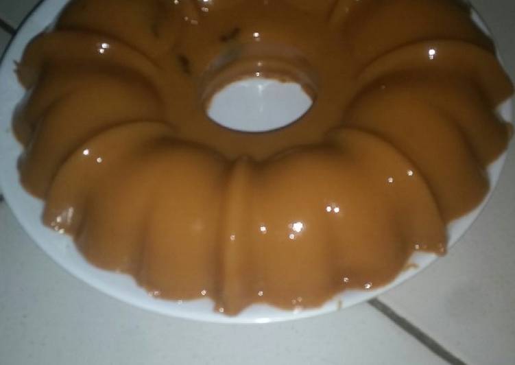 Puding mangga nutella super simple