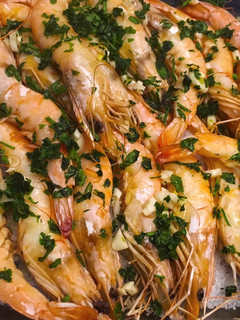 Una foto de Langostinos al horno