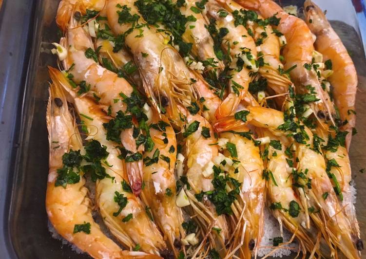 Langostinos al horno