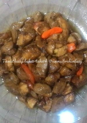 Foto resep Tumis Kecap Bakso-Tahu