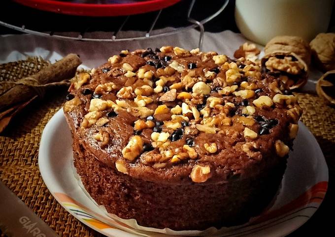 Steps to Prepare Any-night-of-the-week Walnut banana cake